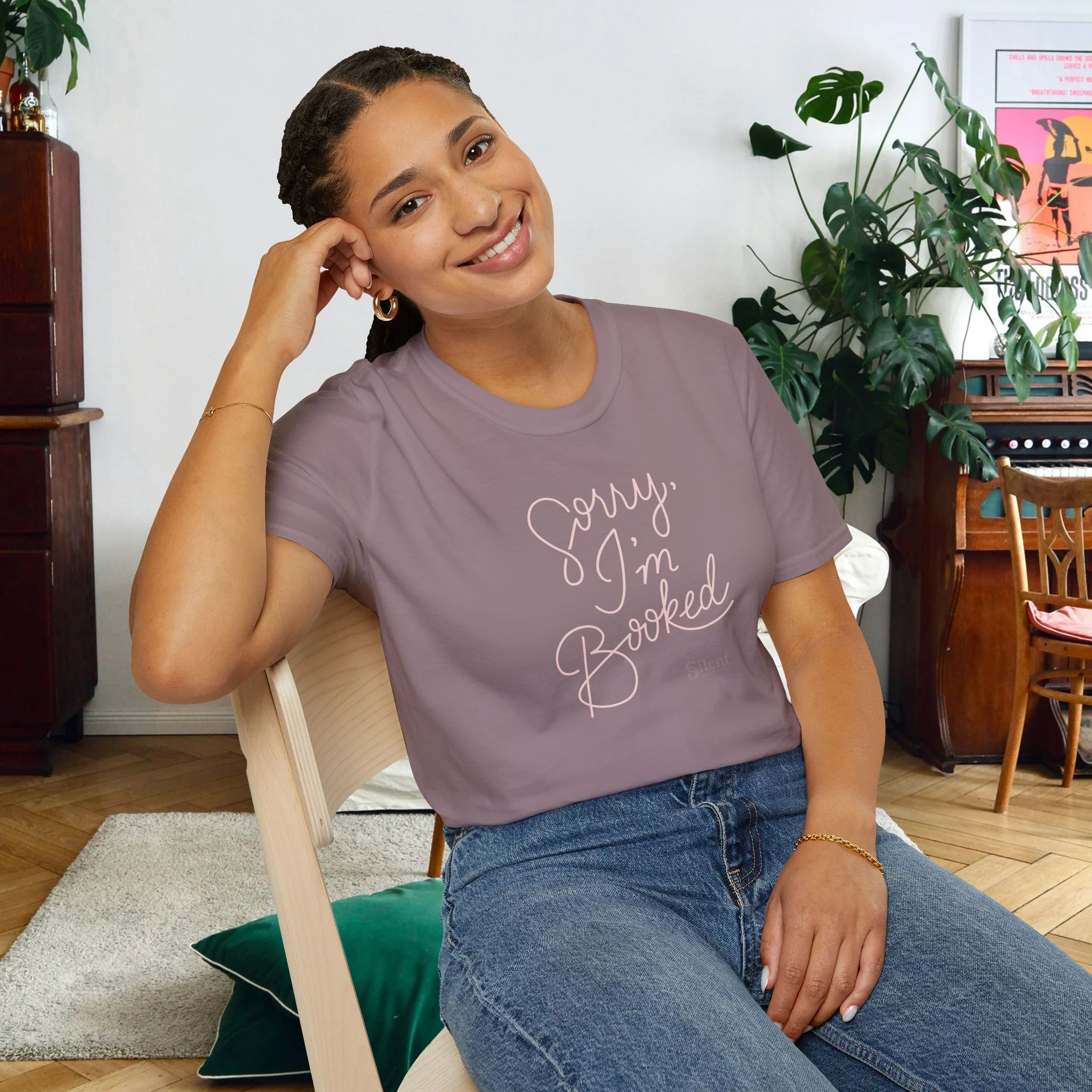 Sorry I'm Booked Unisex T-Shirt - Image 6