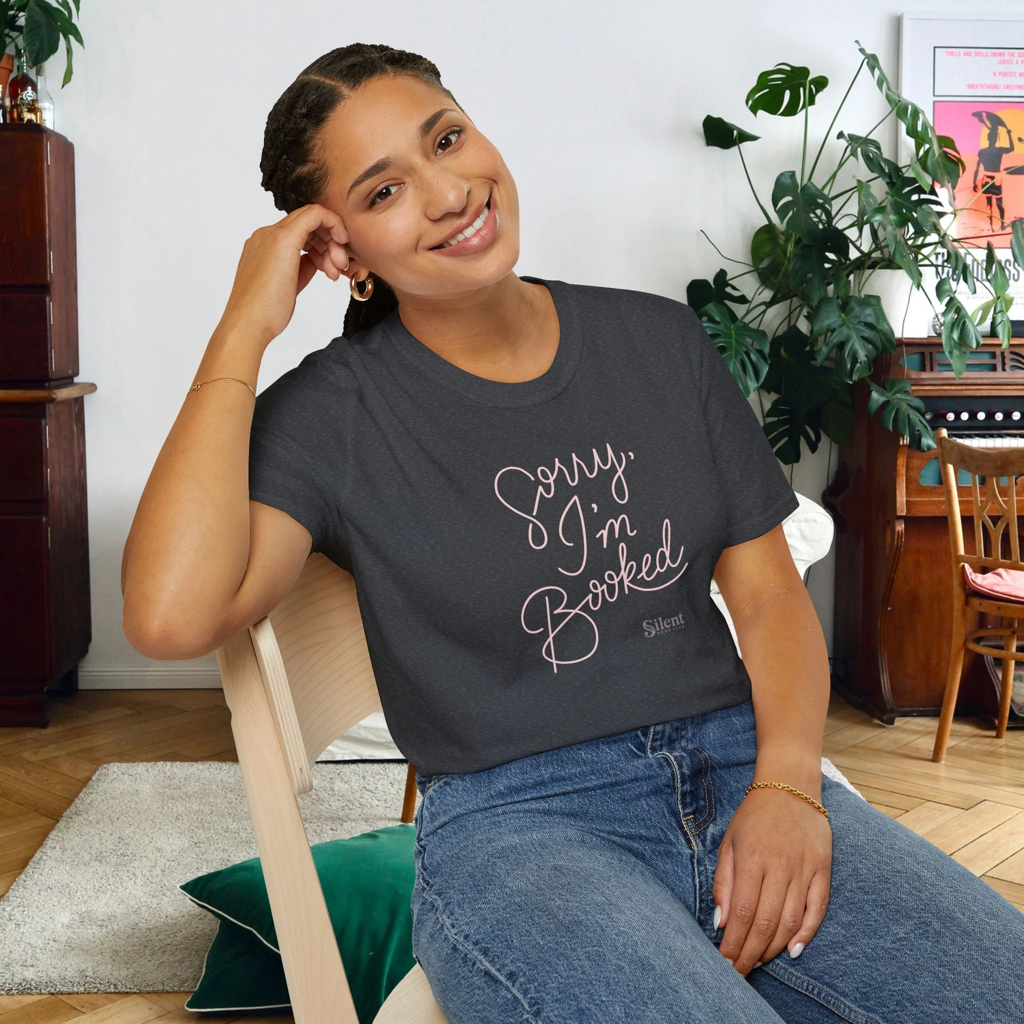 Sorry I'm Booked Unisex T-Shirt - Image 8